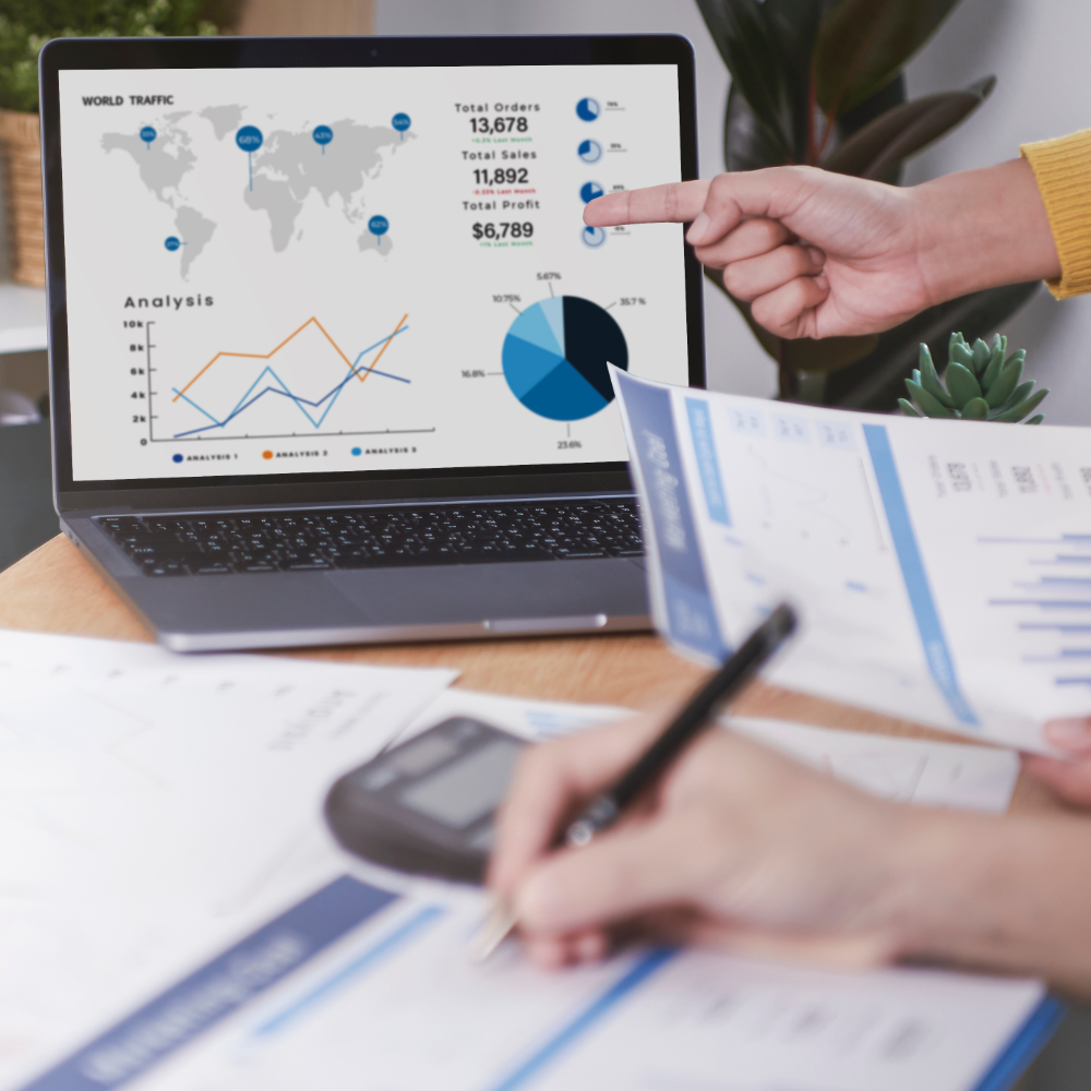 grafico con dati marketing goldnet